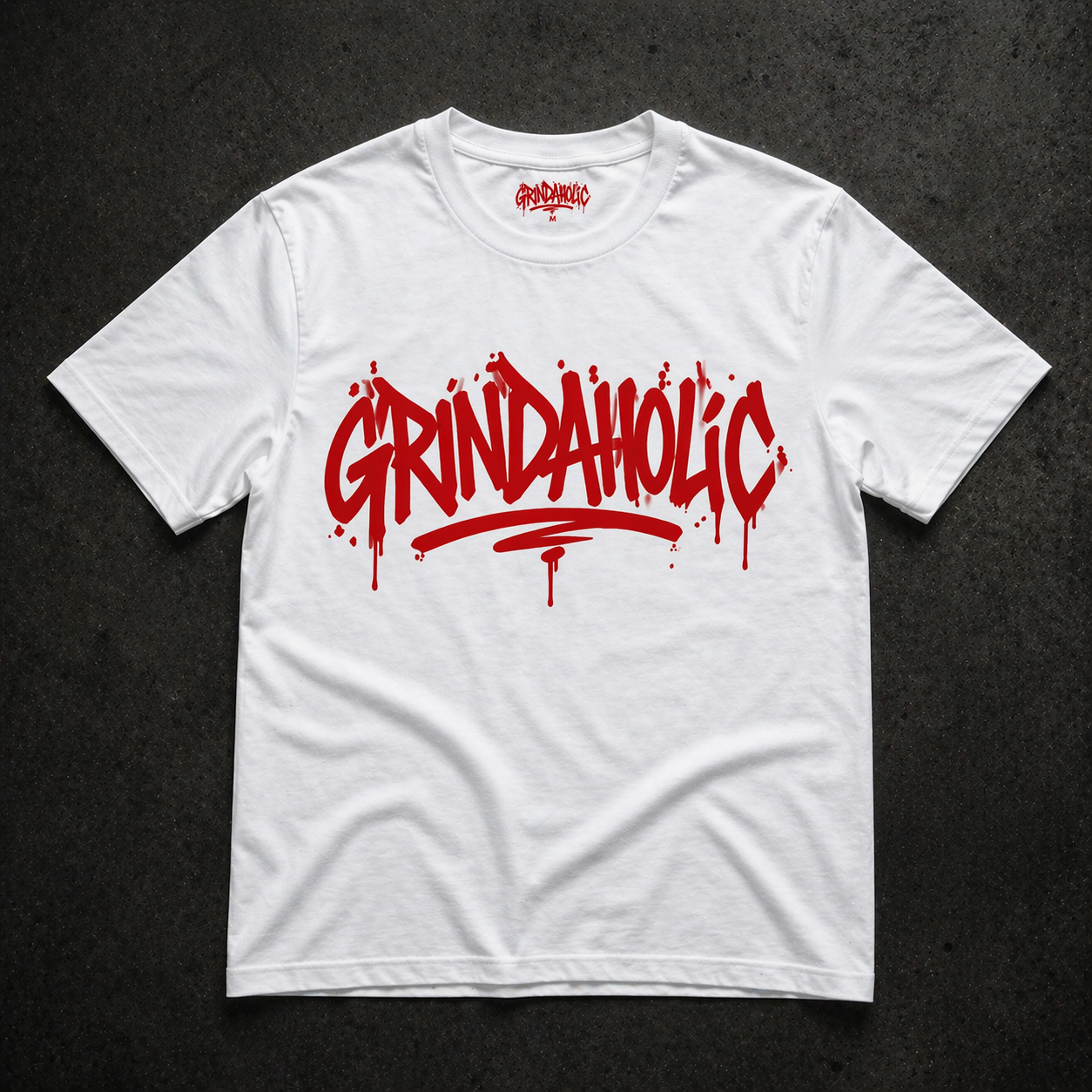 Grindaholic Classic Tee (Red)