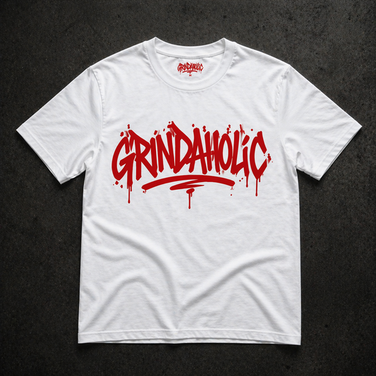 Grindaholic Classic Tee (Red)